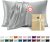 Bedsure Satin Pillowcase, Similar to Silk Pillow Cases Queen Size Set of 2, Cooling Pillow Case Covers with Envelope Closure, Room Decor Gifts for Women Men, Silver Grey, 20×30 Inches, 2pcs