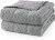 Mr. Sandman Weighted Blanket for Adults, Queen Size 15 lbs, 60 x 80 Inches | Cooling Soft Minky for Hot Sleepers; Machine Washable; Filled with Glass Beads; Heavy Bed Throw for Sleep; Grey