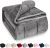 Sherpa Fleece Weighted Blanket for Adult 15 lbs Twin 48″x72″ Grey | Better Sleep, Relax Body & Mind, Dual Sided Soft Fuzzy Heavy Throw Blankets, Plush Flannel Top, Chunky Fluffy, Warm Hug