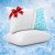 Cooling Pillows Queen Size Set of 2, Memory Foam Firm Bed Pillows | Adjustable, For Hot Sleeper, Side Back Stomach Sleeping, Cold Pillow, Neck and Shoulder Pain Relief, Removable Washable Cover