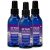 Dr Teal’s Calm Blend Spray with Melatonin, Lavender & Chamomile Essential Oils, 6 fl oz (Pack of 3)