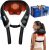 EaseZen Cordless Neck Massager with Heat for Pain Relief Deep Tissue | 4D Shiatsu Deep Kneading Neck and Shoulder Massager for Back & Waist, Portable & Rechargeable, Home Office Travel Use