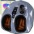 MIKO Shiatsu Foot Massager with Heat and Air Compression | 5 pressure levels, 3 modes, rolling & wireless remote; for plantar fasciitis and neuropathy; fits men’s size 12