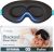 MyHalos® Sleep Mask for Men and Women, 3D Blackout Eye Masks for Sleep | Sleeping Mask, Blindfold, Zero Pressure, Breathable, Side Sleepers &Eyelash Friendly, Night & Travel Eye Mask (Black)
