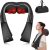 ALLJOY Shiatsu Neck and Back Massager with Heat, Deep Tissue Kneading Electric Massager for Shoulder, Lumbar, and Leg Pain Relief, Self-Care Wellness Gifts for Women Men Mom Dad | 3 Intensities with Heat up to 113°F, 15 Minute Auto Shutoff Overheat Protection and Travel Bag for Home Office and Car Use