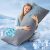YZ HOME Cooling Body Pillow for Adults- Pillow Insert with Shredded Blue Memory Foam, Soft Support for Side Sleepper, Pregnant Women, Back Pain Relief, Washable Pillowcase (20×54 Inch, Grey) | Long Pillow for Bed with Memory Foam Insert，Adjustable, Soft Support for Side Sleeper, Pregnant(Dark Grey, 20x54Inch)