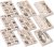 Jewelry Trays for Drawer,Set of 9 Jewelry Organizer and Storage | Velvet Material,Earring Holder Organizer,Stackable Jewelry Display for Vanity,Drawer Inserts for Rings,Studs,8.3×4.9 inch