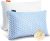 Love Attitude Pillows Queen Size Set of 2, Shredded Memory Foam Pillows | Firm and Cooling Queen Pillows 2 pack, Firmness Adjustable for Side Back Stomach Sleepers