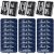 Therwen 24 Sets Manicure Set Stainless Steel Nail Clippers 8 in 1,Dark Blue | Grooming Nail Kit, Employee Appreciation Gift, Thank You Professional Pedicure Tool, for Women Men Coworker