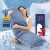 ZonLi Cooling Body Pillow for Adults Side Sleeper & Pregnancy – Memory Foam Insert Long Body Pillow 20 x 54 Inch with Washable Pillowcase, Gift for Men Women Light Blue