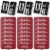 Therwen 24 Sets Manicure Set Stainless Steel Nail Clippers 8 in 1,Race Red | Grooming Nail Kit, Employee Appreciation Gift, Thank You Professional Pedicure Tool, for Women Men Coworker