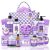 Gift for Women, Spa Gift Baskets for Women – 17pcs Lavender Sets with Body Lotion, Bubble Bath, Relaxing Bath Sets, Birthday Christmas Gifts for Her, Spa Kit for Mom Wife Sister Friend